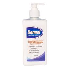 Eczema & Psoriasis, DERMOL EMOLLIENT CREAM 500ML